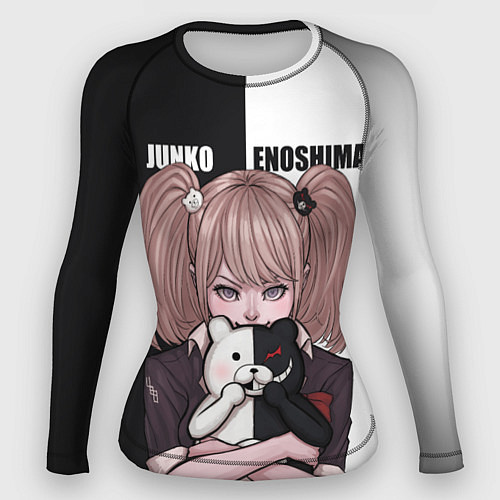 Женский рашгард MONOKUMA JUNKO / 3D-принт – фото 1