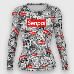 Рашгард женский Hentai senpai, цвет: 3D-принт