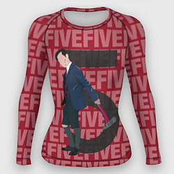 Рашгард женский FIVE FIVE FIVE, цвет: 3D-принт