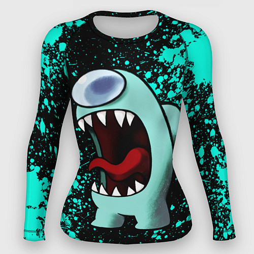 Женский рашгард AMONG US АМОНГ АС / 3D-принт – фото 1