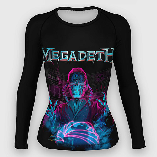 Женский рашгард MEGADETH / 3D-принт – фото 1