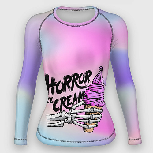 Женский рашгард Жуткое мороженое / 3D-принт – фото 1