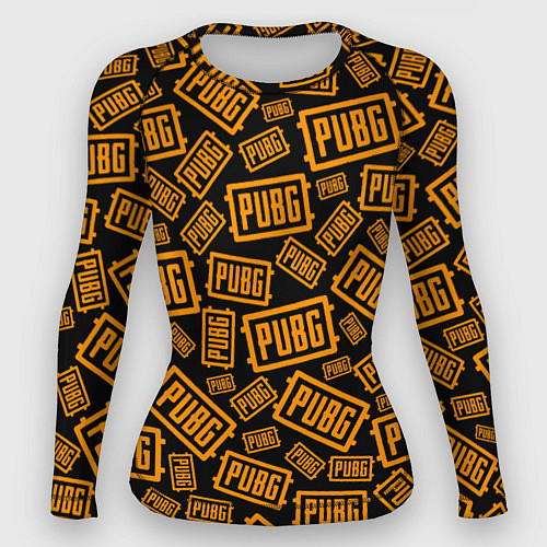 Женский рашгард PUBG ПАБГ УЗОР / 3D-принт – фото 1