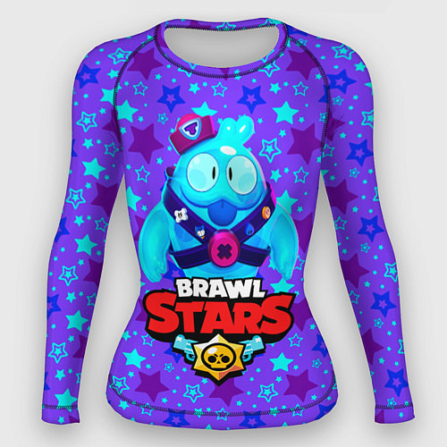 Женский рашгард Brawl Stars Blue / 3D-принт – фото 1