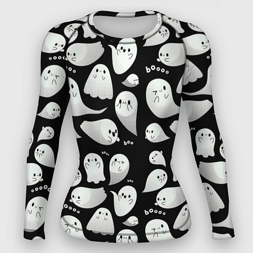 Женский рашгард Boo Привидения / 3D-принт – фото 1