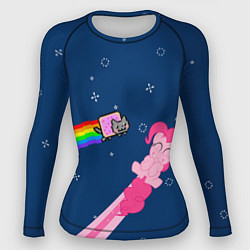Женский рашгард Nyan cat x Pony