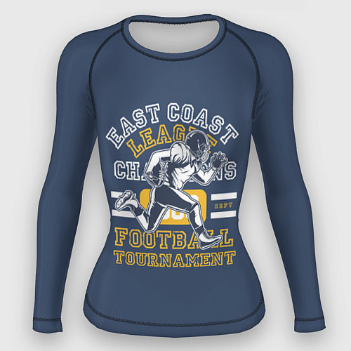 Женский рашгард Американский Футбол / 3D-принт – фото 1