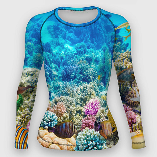 Женский рашгард Риф / 3D-принт – фото 1