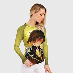 Рашгард женский ЧЖУН ЛИ GENSHIN IMPACT, цвет: 3D-принт — фото 2