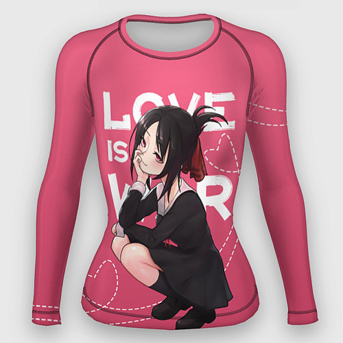 Женский рашгард Love is war / 3D-принт – фото 1
