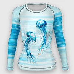 Рашгард женский Медузы, цвет: 3D-принт