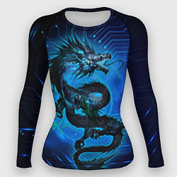Рашгард женский Кибер-Dragon, цвет: 3D-принт