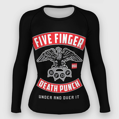 Женский рашгард Five Finger Death Punch 5FDP / 3D-принт – фото 1