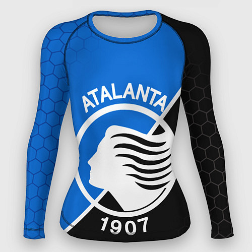 Женский рашгард FC ATALANTA ФК АТАЛАНТА / 3D-принт – фото 1