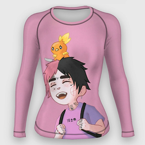 Женский рашгард Young Lil Peep / 3D-принт – фото 1