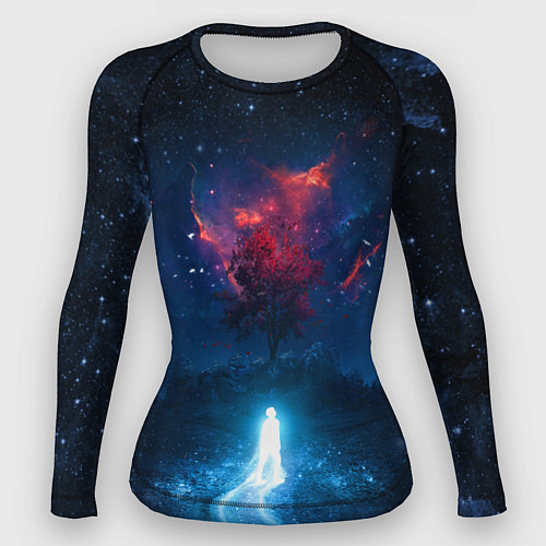 Женский рашгард Душа идущая в космос Soul space Z / 3D-принт – фото 1