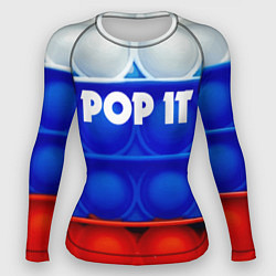 Рашгард женский POP IT ПОП ИТ, цвет: 3D-принт