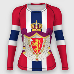 Женский рашгард Норвегия Флаг и герб Норвегии