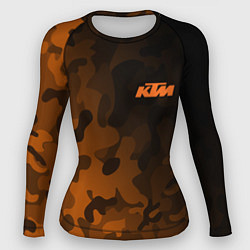 Женский рашгард KTM КТМ CAMO RACING