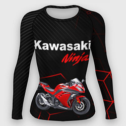 Рашгард женский KAWASAKI NINJA КАВАСАКИ, цвет: 3D-принт