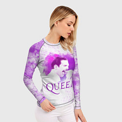 Рашгард женский Freddie Mercury Queen Z, цвет: 3D-принт — фото 2