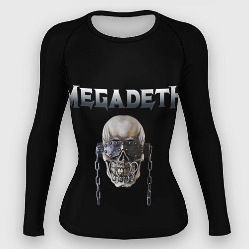 Женский рашгард Megadeth / 3D-принт – фото 1