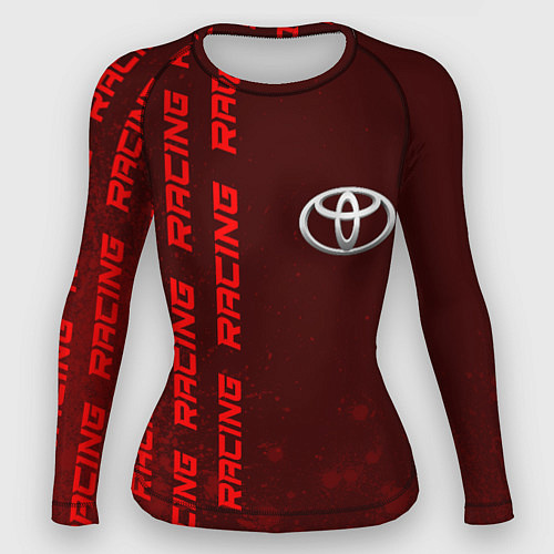 Женский рашгард Тойота - Pro Racing Паттерн / 3D-принт – фото 1