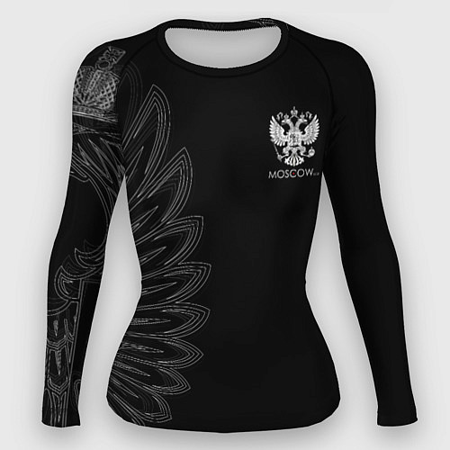 Женский рашгард Russia Black Side New 202223 / 3D-принт – фото 1