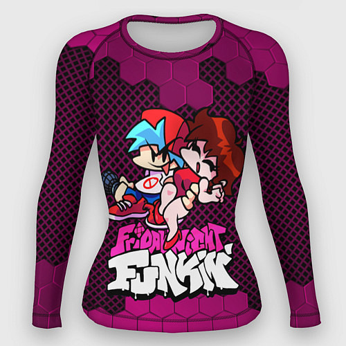 Женский рашгард Boyfriend and Girlfriend / 3D-принт – фото 1