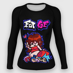 Рашгард женский Boyfriend and Girlfriend - FNF, цвет: 3D-принт