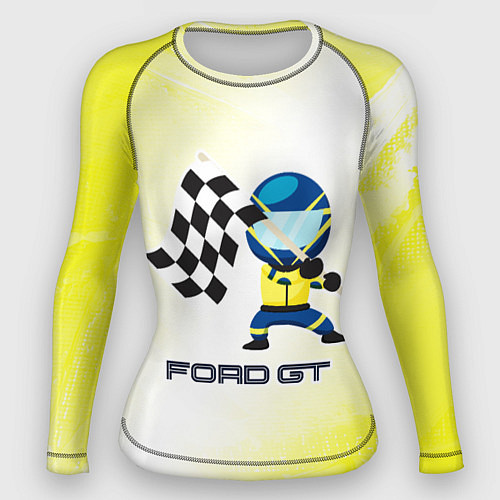 Женский рашгард Ford - Racing / 3D-принт – фото 1