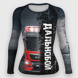 Рашгард женский Дальнобой Red Truck, цвет: 3D-принт