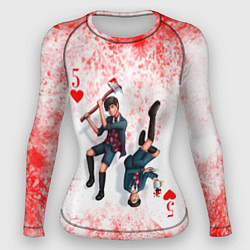 Рашгард женский Номер 5 Академия Амбрелла Z, цвет: 3D-принт