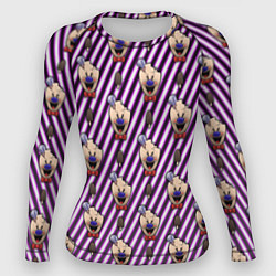 Рашгард женский ICE SCREAM розовый паттерн, цвет: 3D-принт