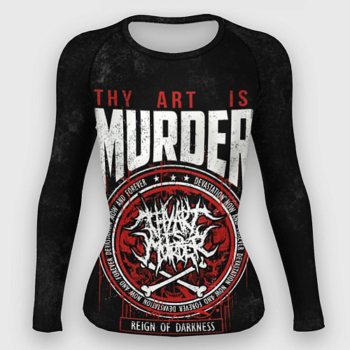 Женский рашгард Thy Art Is Murder / 3D-принт – фото 1