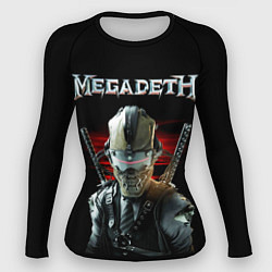 Рашгард женский Megadeth, цвет: 3D-принт