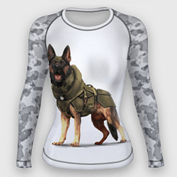 Женский рашгард Служебная собака К9 K9