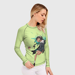 Рашгард женский Aonuma Neiru, цвет: 3D-принт — фото 2