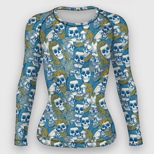 Женский рашгард Стильные Мертвецы / 3D-принт – фото 1