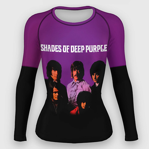 Женский рашгард Shades of Deep Purple / 3D-принт – фото 1