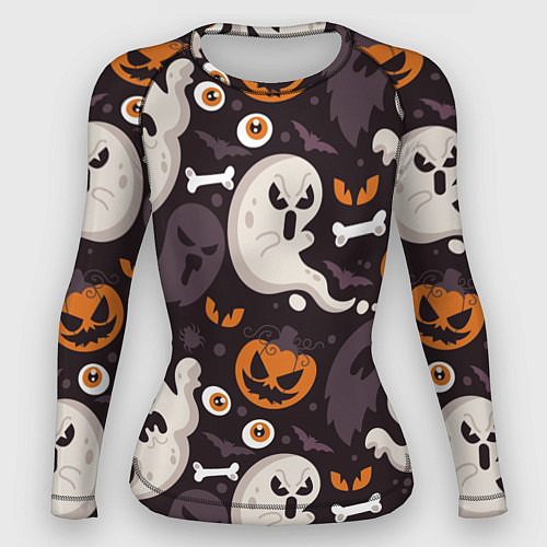Женский рашгард Мрачный праздник / 3D-принт – фото 1