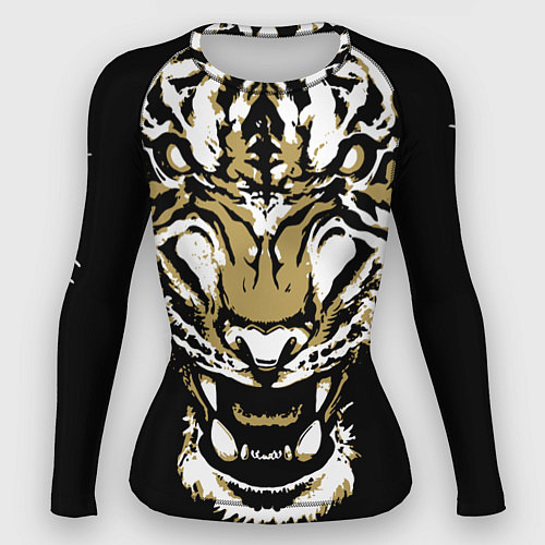 Женский рашгард Рычание джунглей / 3D-принт – фото 1
