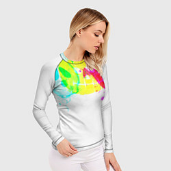 Рашгард женский Призраки Хэллоуина полиэстер, цвет: 3D-принт — фото 2