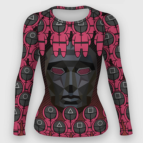 Женский рашгард ВЕДУЩИЙ С ОХРАННОЙ GUARDS / 3D-принт – фото 1