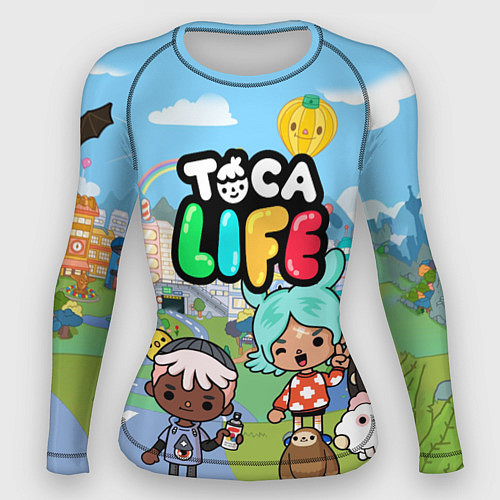 Женский рашгард Toca Life / 3D-принт – фото 1