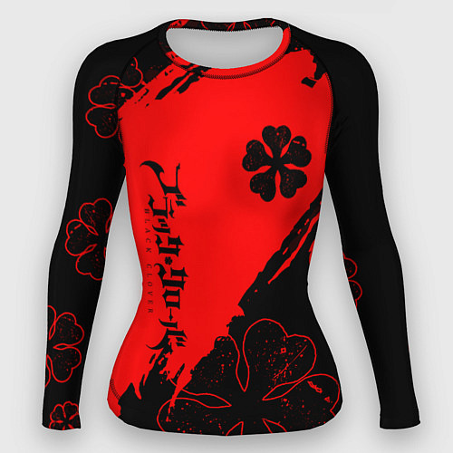 Женский рашгард Чёрный клевер: Black clover / 3D-принт – фото 1