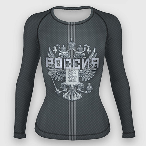 Женский рашгард Герб Российской Федерации / 3D-принт – фото 1