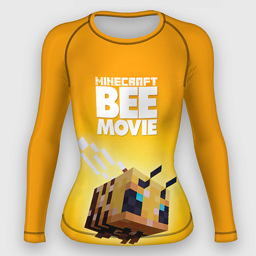 Женский рашгард BEE MOVIE Minecraft / 3D-принт – фото 1