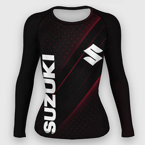 Женский рашгард SUZUKI, sport / 3D-принт – фото 1
