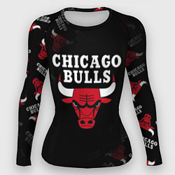 Рашгард женский ЧИКАГО БУЛЛС БЫКИ CHICAGO BULLS, цвет: 3D-принт